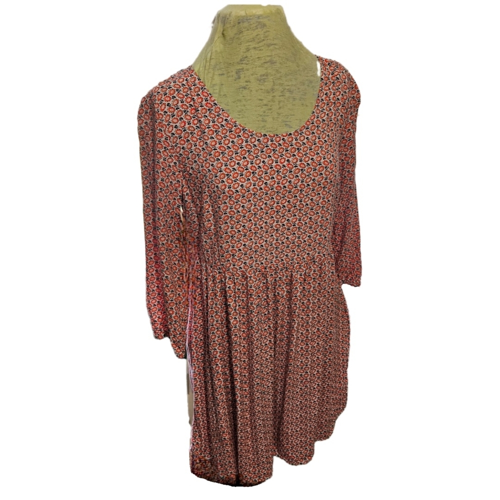 Old Navy Red Bishop Sleeve Sundress